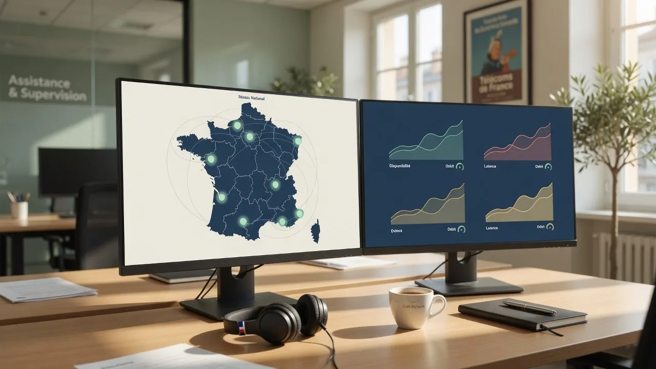 Couverture nationale et supervision Transacom partout en France
