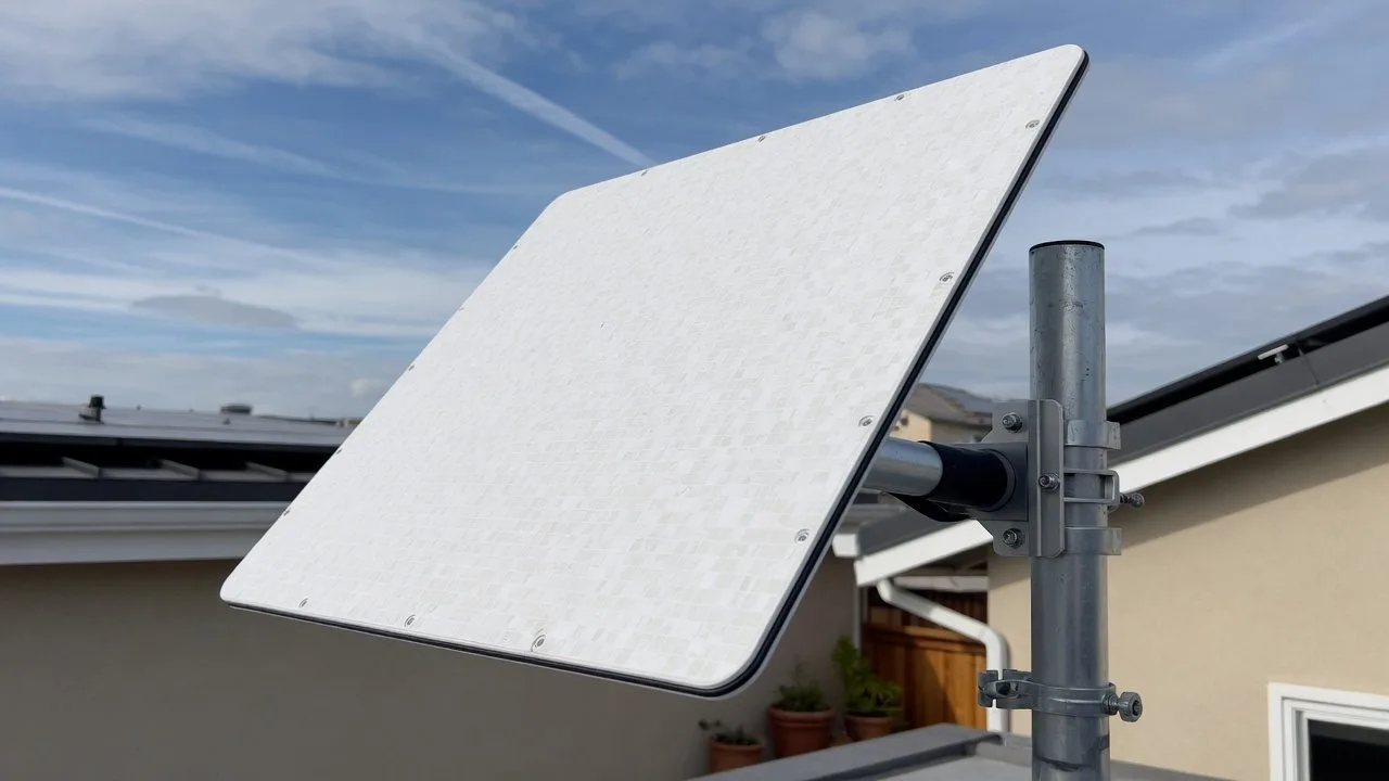 Antenne satellite Internet type Starlink