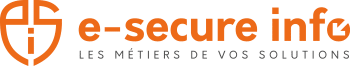 Logo e-secure info — partenaire Transacom