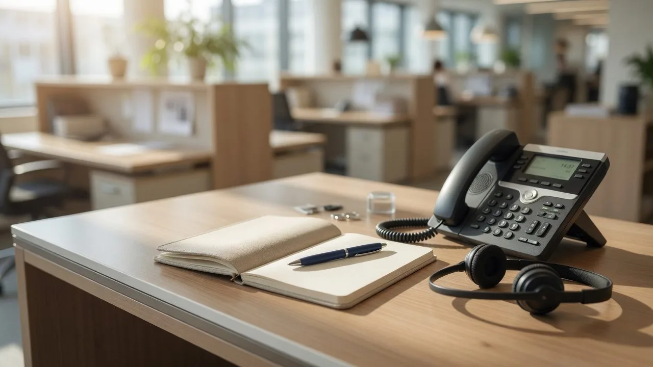 Téléphonie IP professionnelle — poste de travail et communications unifiées