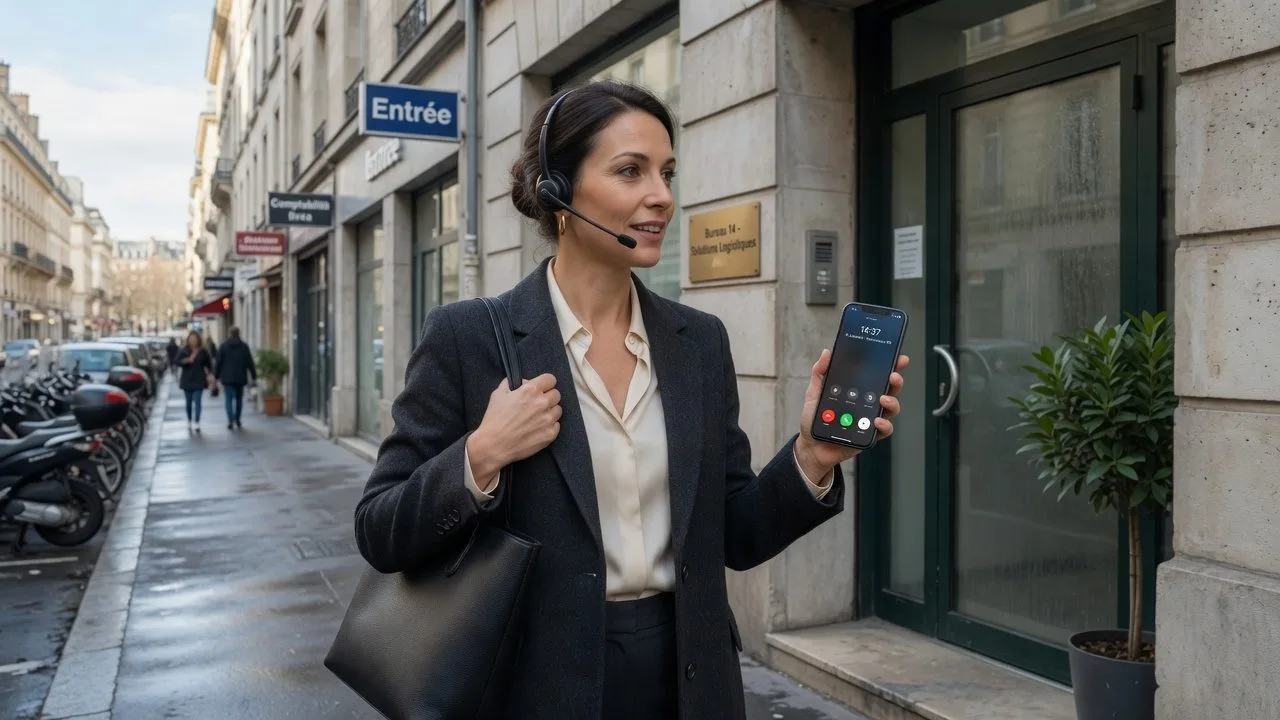 Usage mobile du standard d’entreprise en situation de mobilité